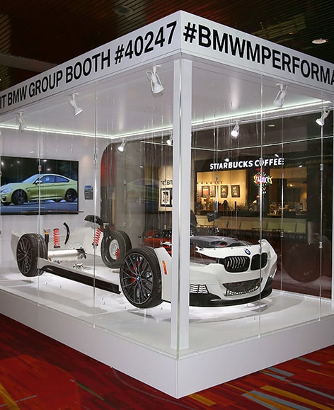 BMW sema Parts exhibition booth design