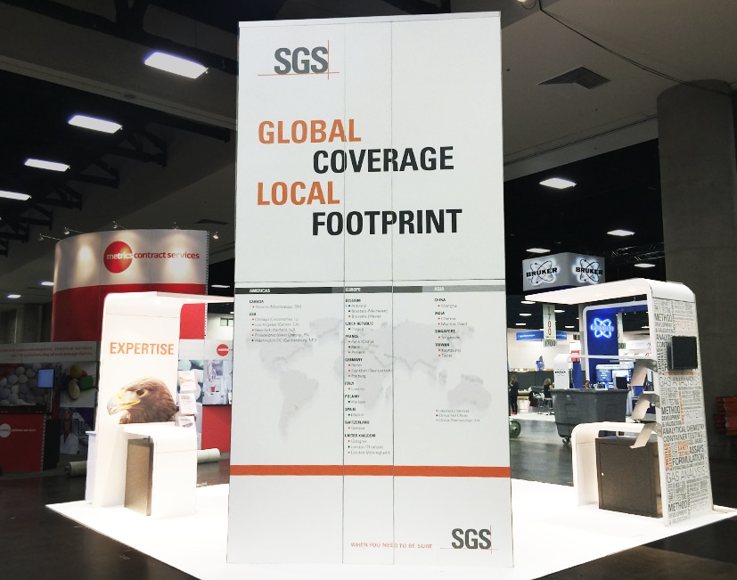 Trade Show Booth Displays for SGS