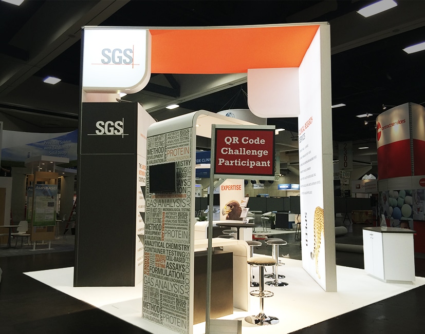 Custom Trade Show Displays for SGS