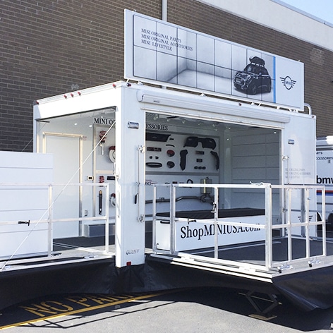 Mini Aftersales Mobile Trailer exhibit display