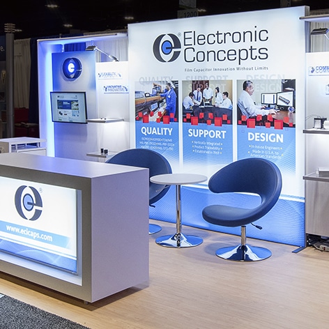 Electronic Concepts INC. APEC 10×20 exhibit display