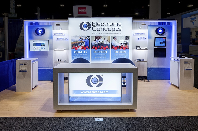 Custom Exhibit Displays for Electronic Concepts Inc