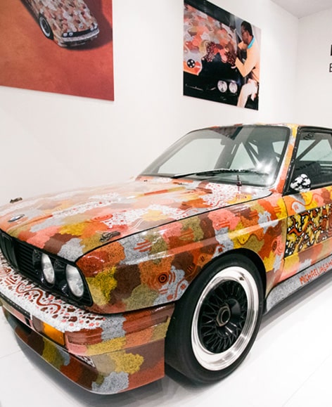 BMW Art Basel exhibit graphics