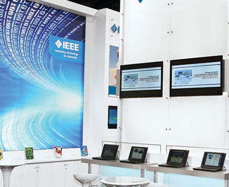 IEEE CES 20×20 trade show booth design
