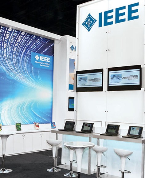 IEEE CES 20×20 trade show booth design