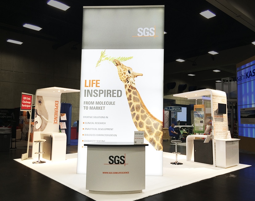 Custom Exhibit Displays for SGS