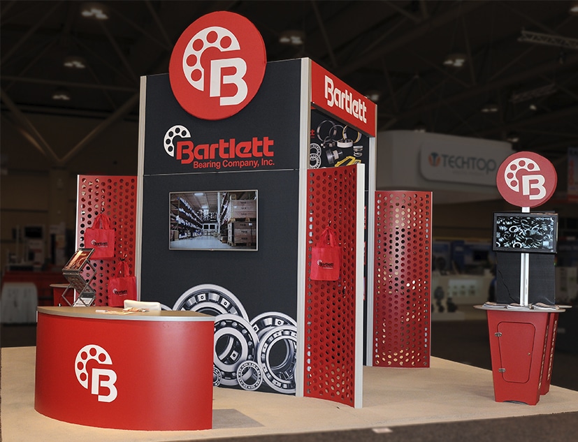 Trade Show Exhibit Design for Bartlett Bearing Company