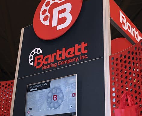 Bartlett Bearing CO. EASA 20x20 trade show display