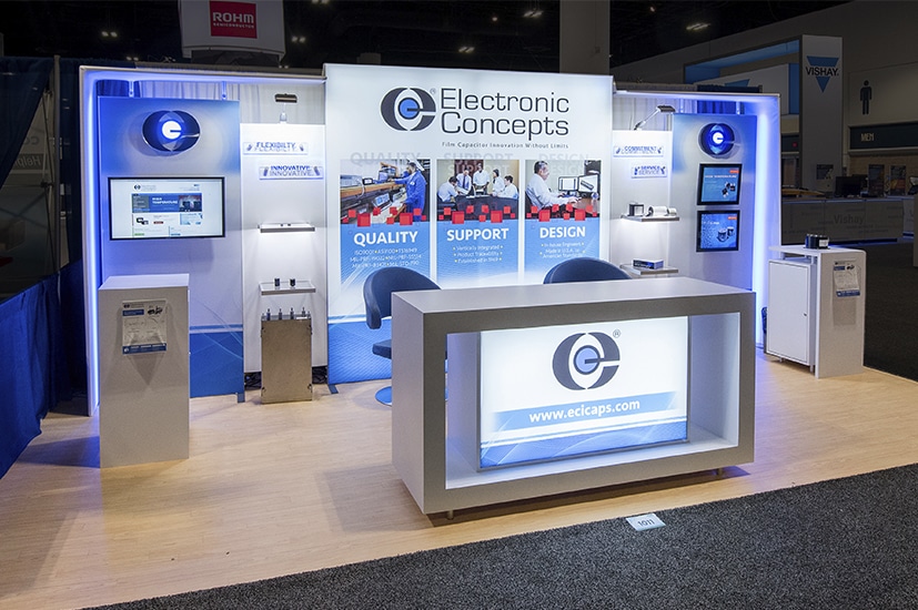 Trade Show Exhibit Design for Electronic Concepts Inc